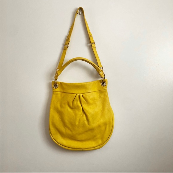 Marc by Marc Jacobs Yellow Leather Hobo Purse - Picture 2 of 8